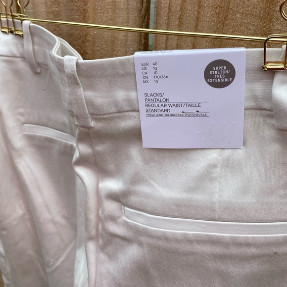 H&M Pants - NWT H&M White Slacks